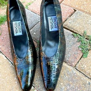 Timothy Hitsman Embossed Leather Pump